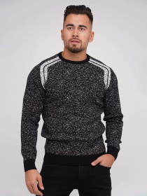 Джемпер Trend Collection модель TC5608BlackWhiteSVTRMN Джемпер Trend Collection модель TC5608BlackWhiteSVTRMN Фото