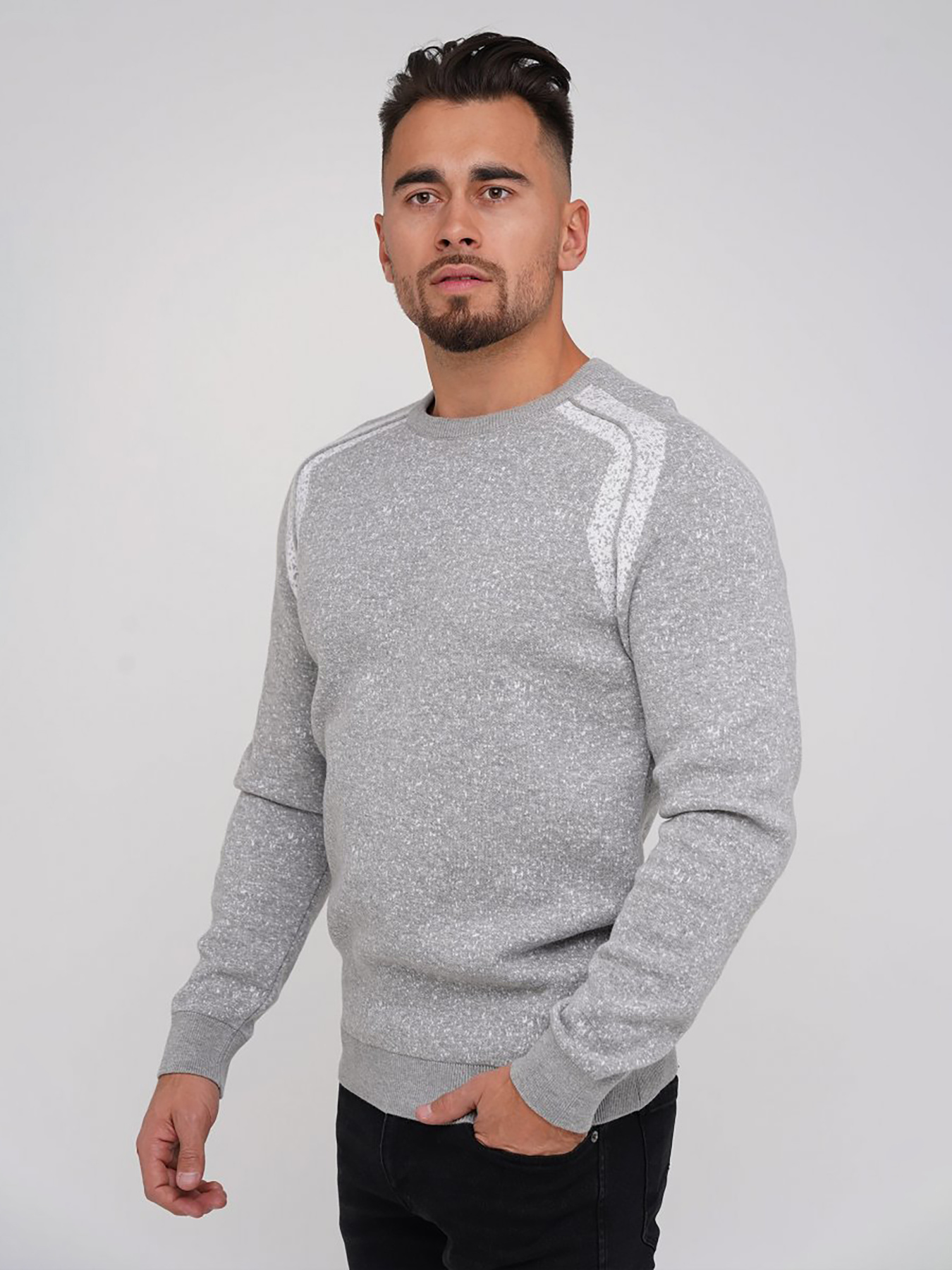 Джемпер Trend Collection модель TC5607GreySVTRMN Фото