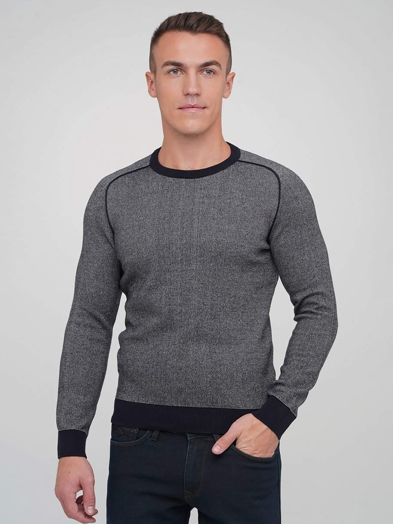 Джемпер Trend Collection модель TC5473GreySVTRMN Фото