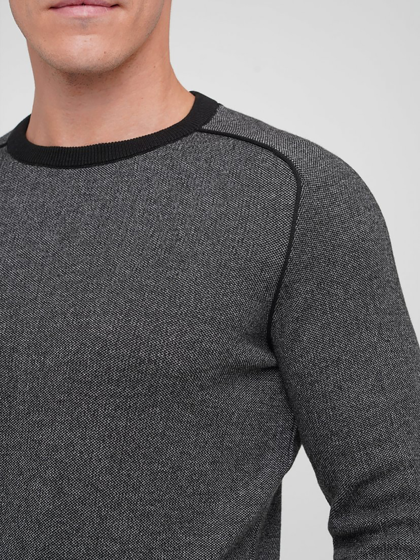 Джемпер Trend Collection модель TC5467BlackWhiteSVTRMN Фото