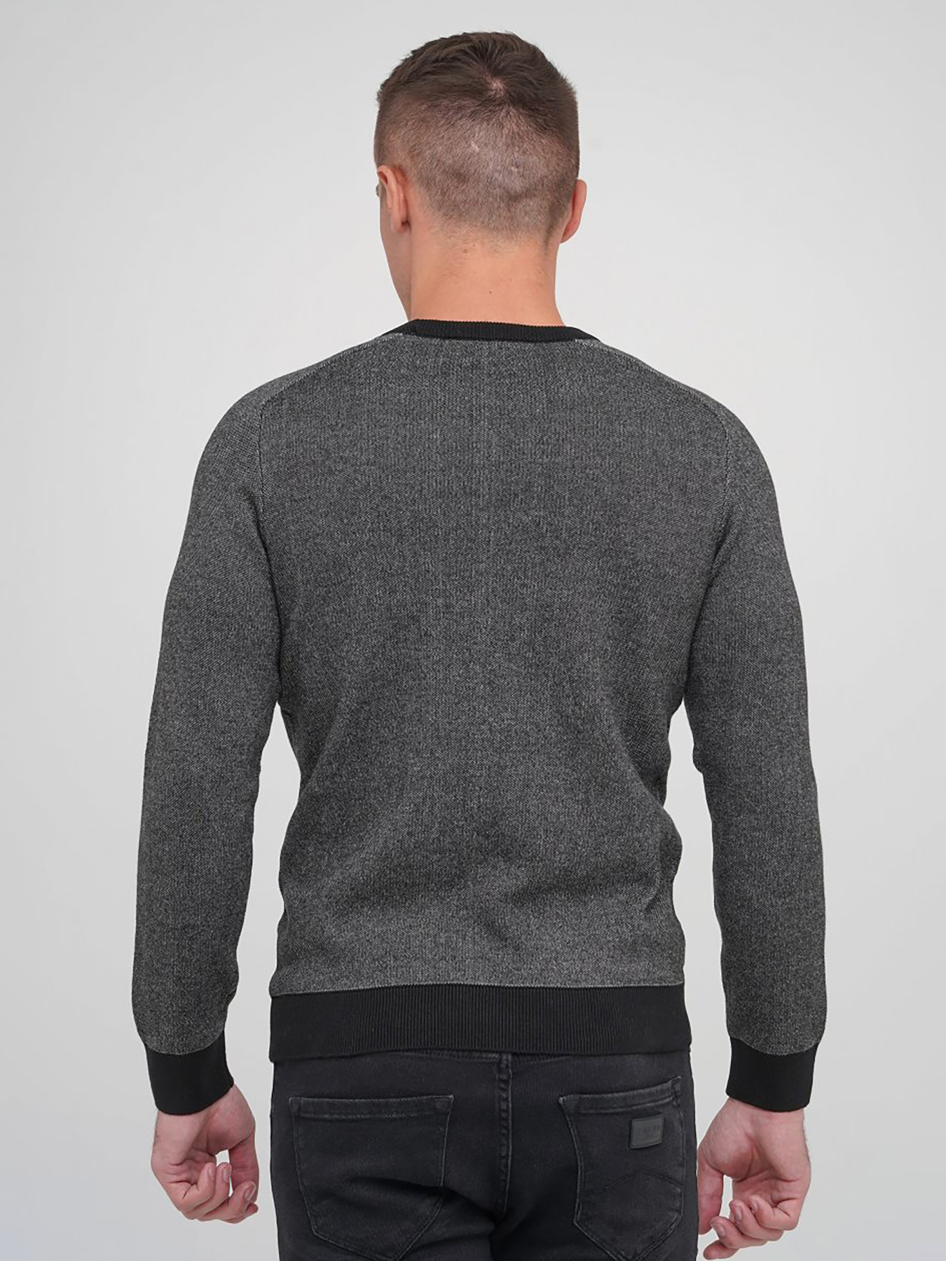 Джемпер Trend Collection модель TC5467BlackWhiteSVTRMN Фото