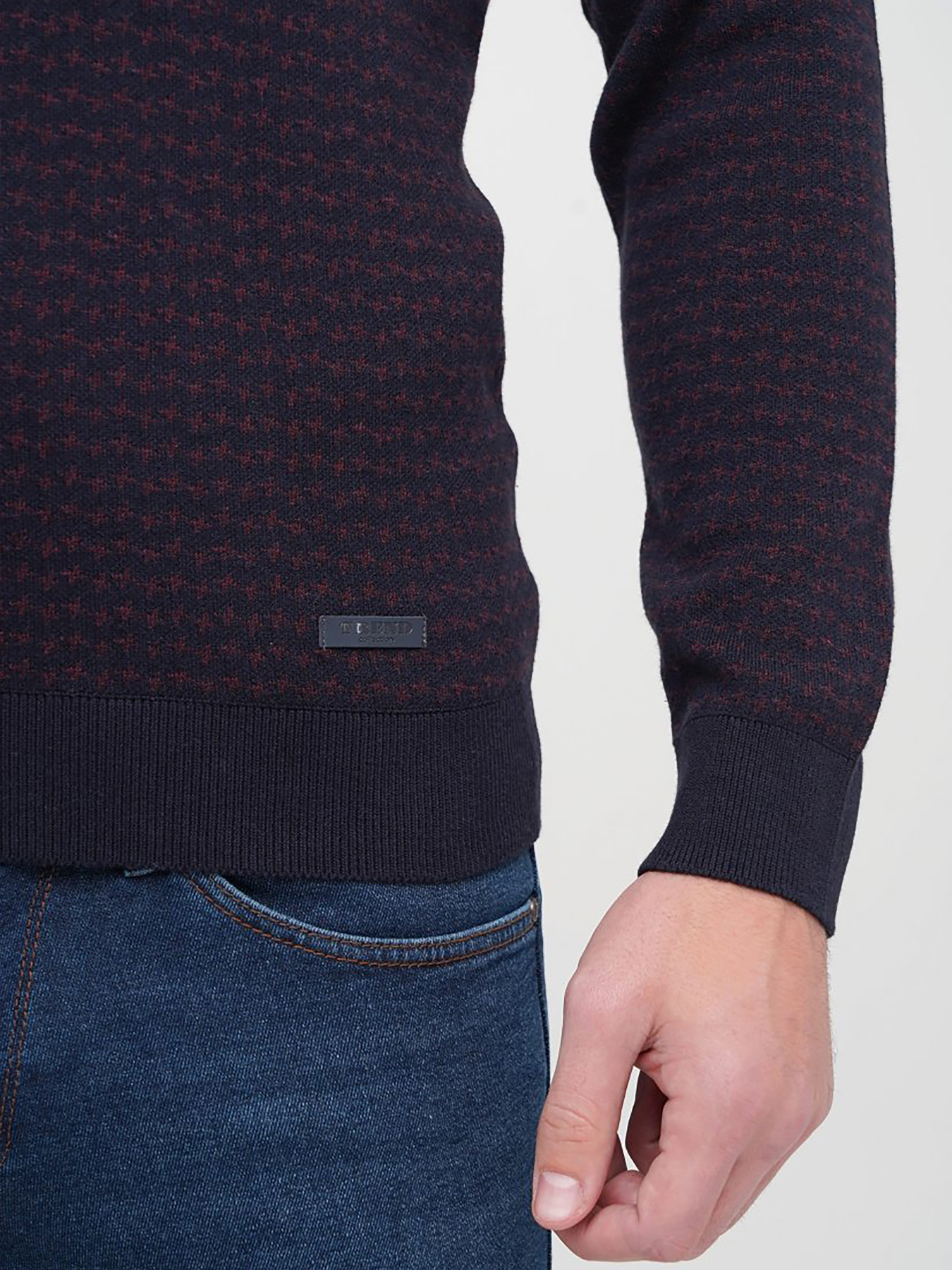 Джемпер Trend Collection модель TC5465DarkBlueSVTRMN Фото