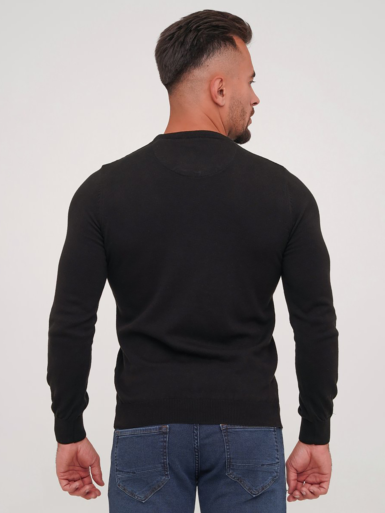 Джемпер Trend Collection модель TC5379BlackSVTRMN Фото