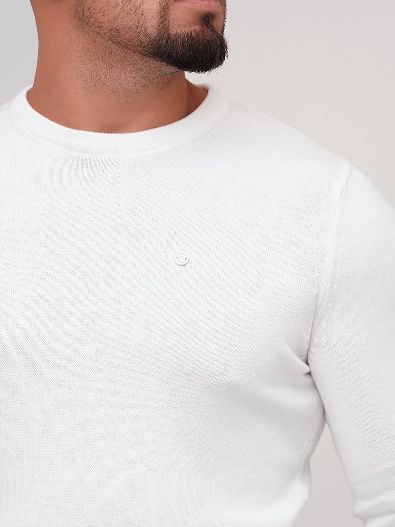 Джемпер Trend Collection модель TC5373WhiteSVTRMN Фото