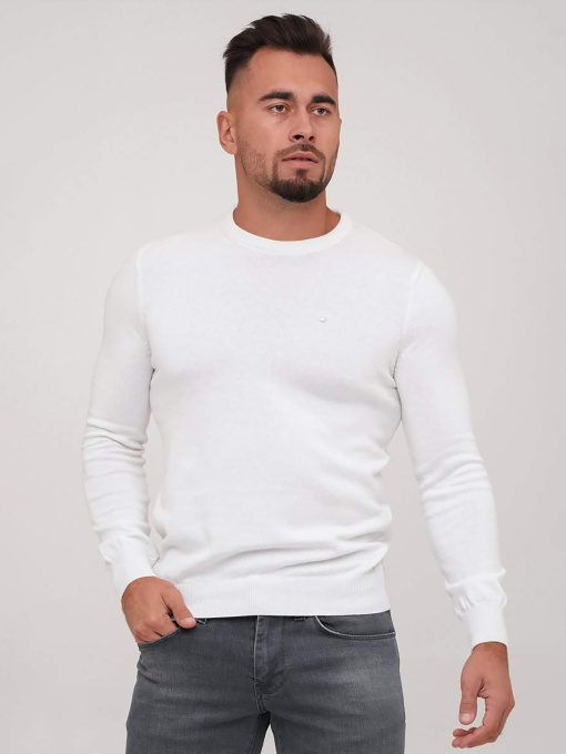 Джемпер Trend Collection модель TC5373WhiteSVTRMN Фото