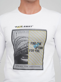 Лонгслив Trend Collection модель TC5369WhiteSVTRMN Фото