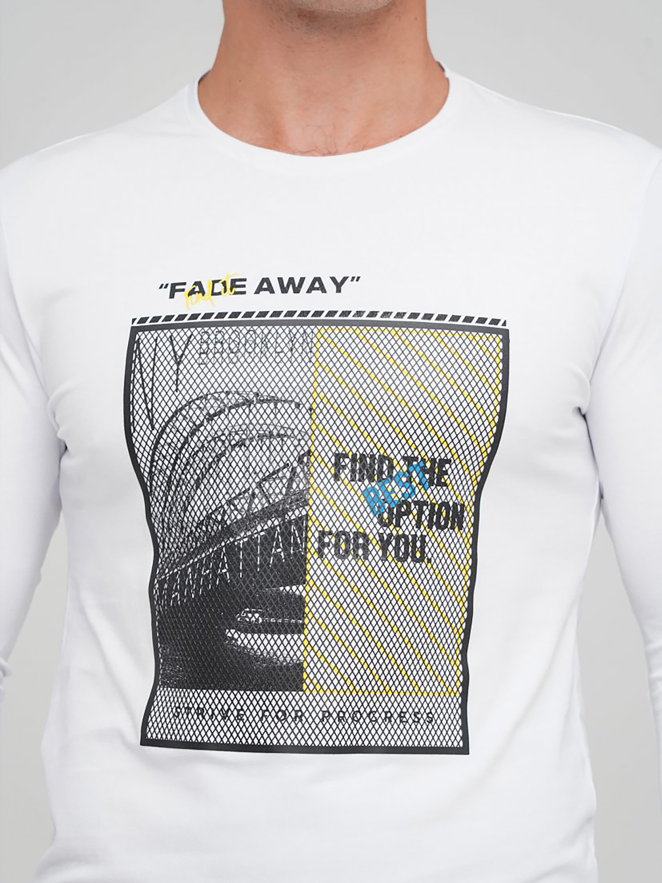 Лонгслів Trend Collection модель TC5369WhiteSVTRMN Фото