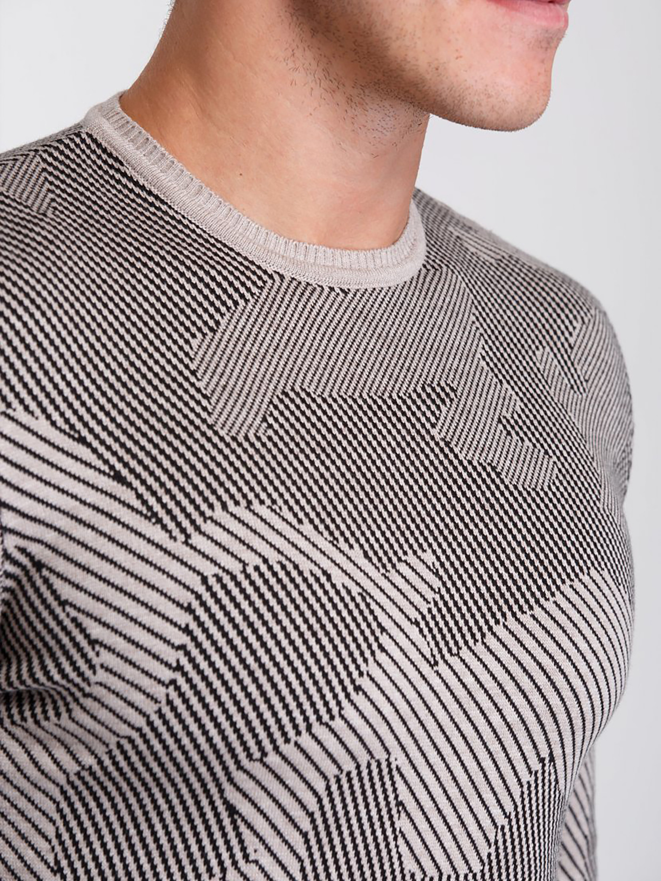 Джемпер Trend Collection модель TC3064BeigeSVTRMN Фото