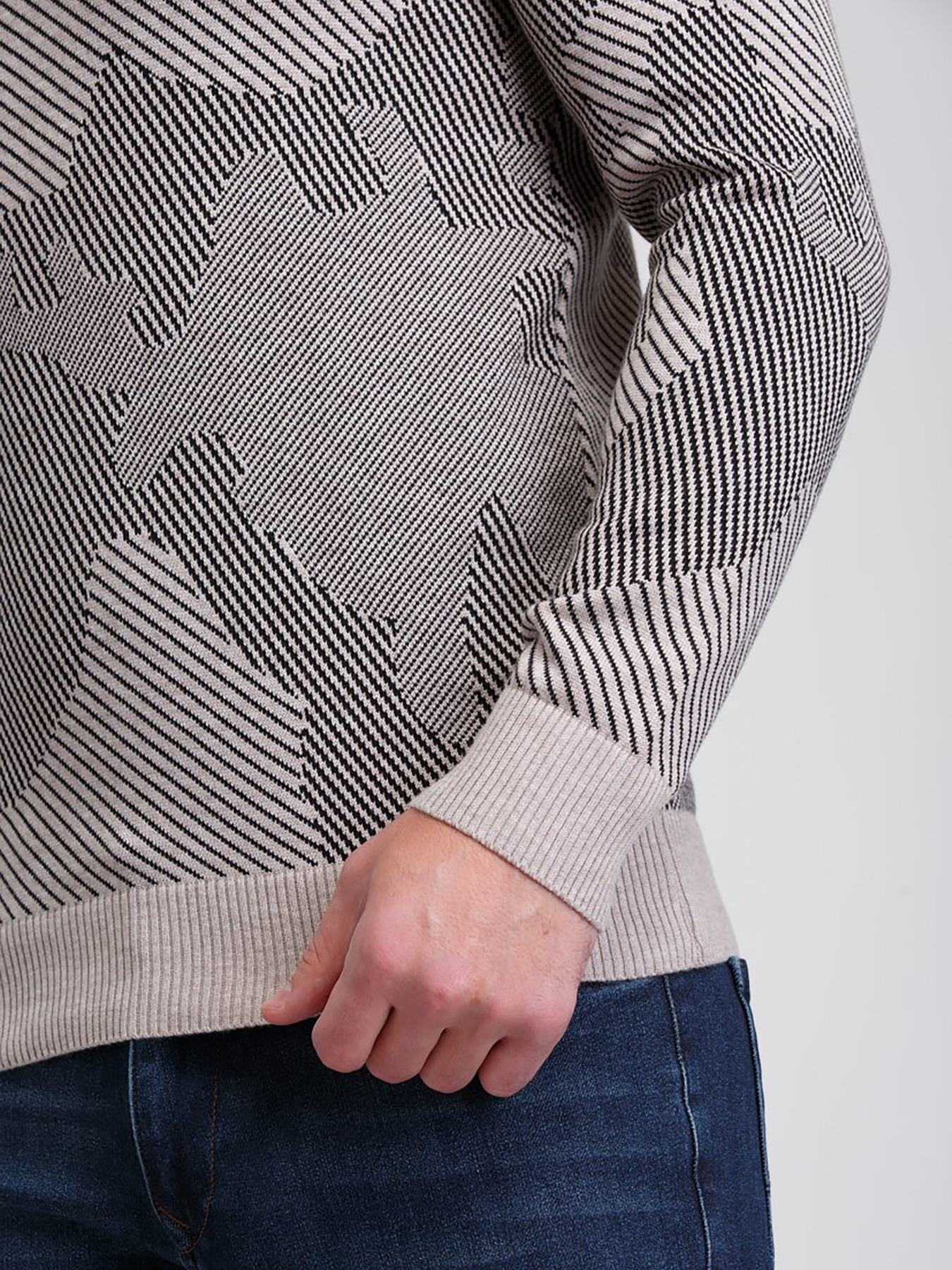 Джемпер Trend Collection модель TC3064BeigeSVTRMN Фото