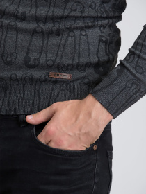 Джемпер Trend Collection модель TC1468GreySVTRMN Фото