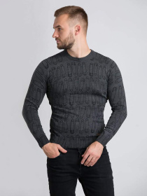 Джемпер Trend Collection модель TC1468GreySVTRMN Фото