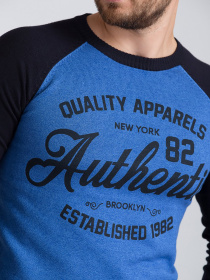 Джемпер Trend Collection модель TC1400BlackBlueSVTRMN Джемпер Trend Collection модель TC1400BlackBlueSVTRMN Фото