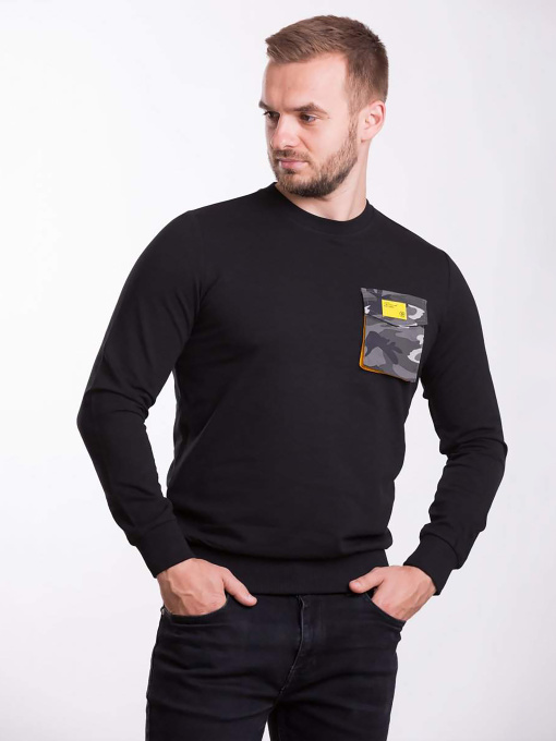 Джемпер Trend Collection модель TC1253BlackSVTRMN Фото