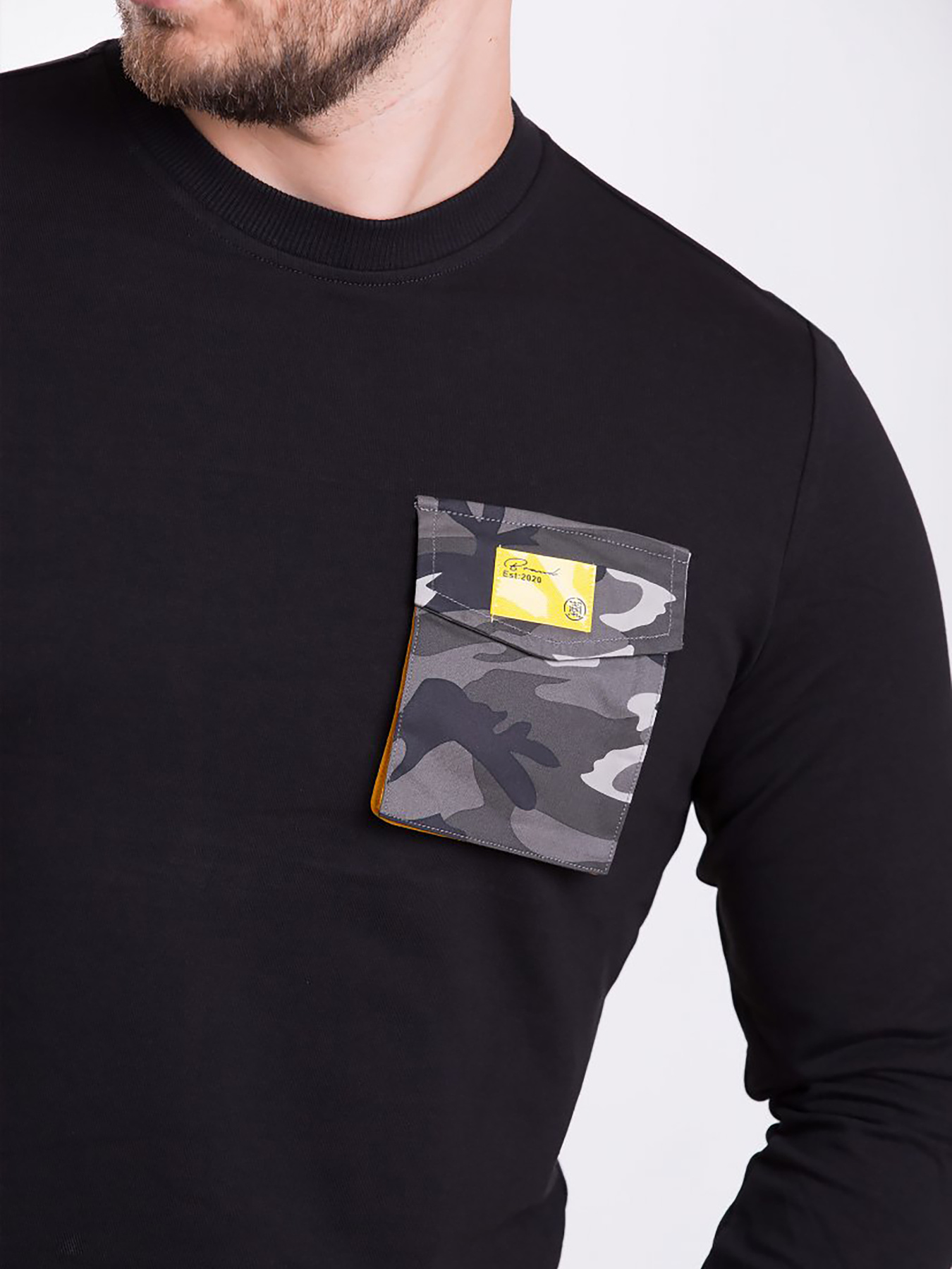 Джемпер Trend Collection модель TC1253BlackSVTRMN Фото