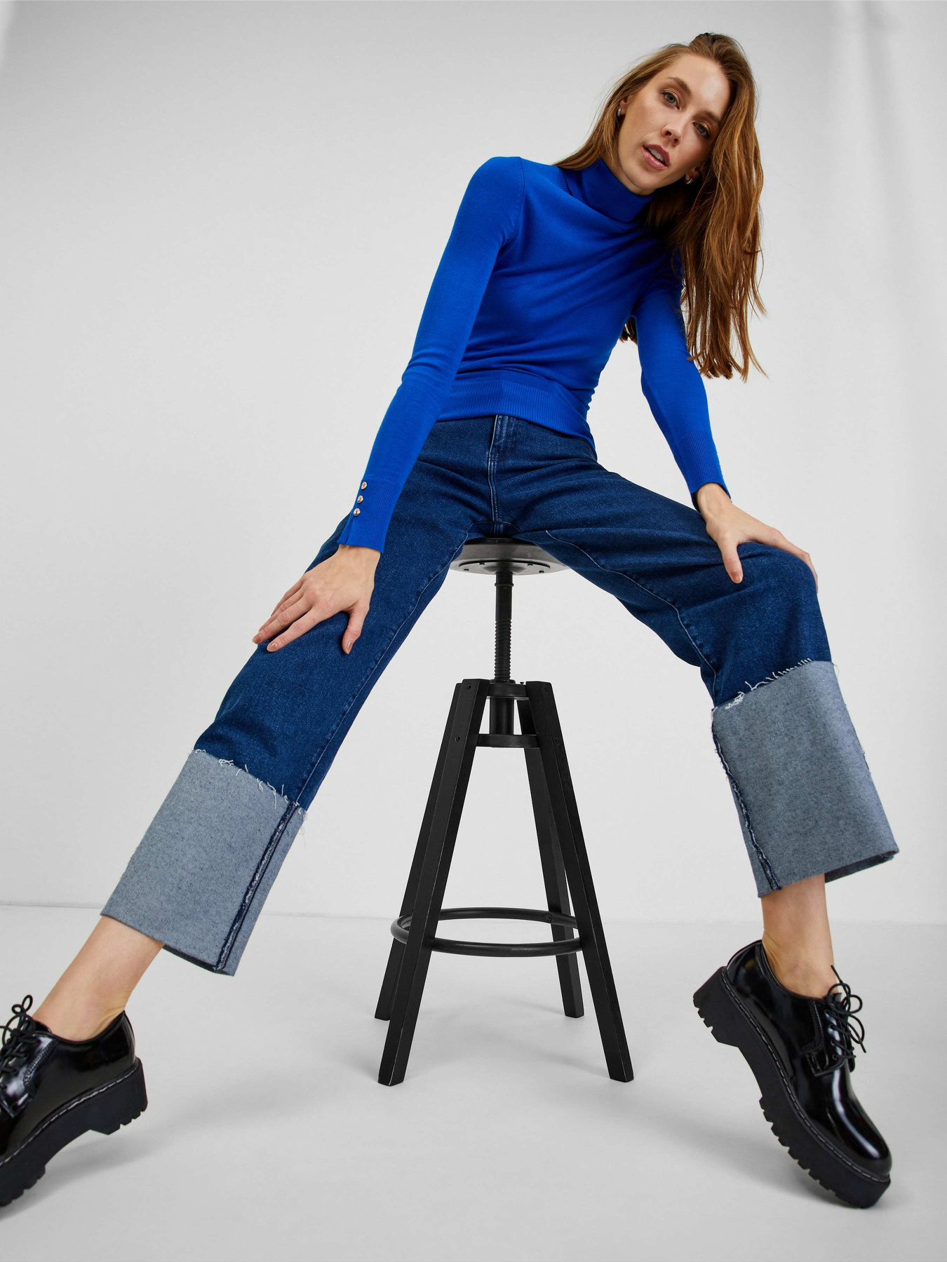 Светр-водолазка жіночий синій ORSAY (0507481 555000) модель 0507481-555000 Фото