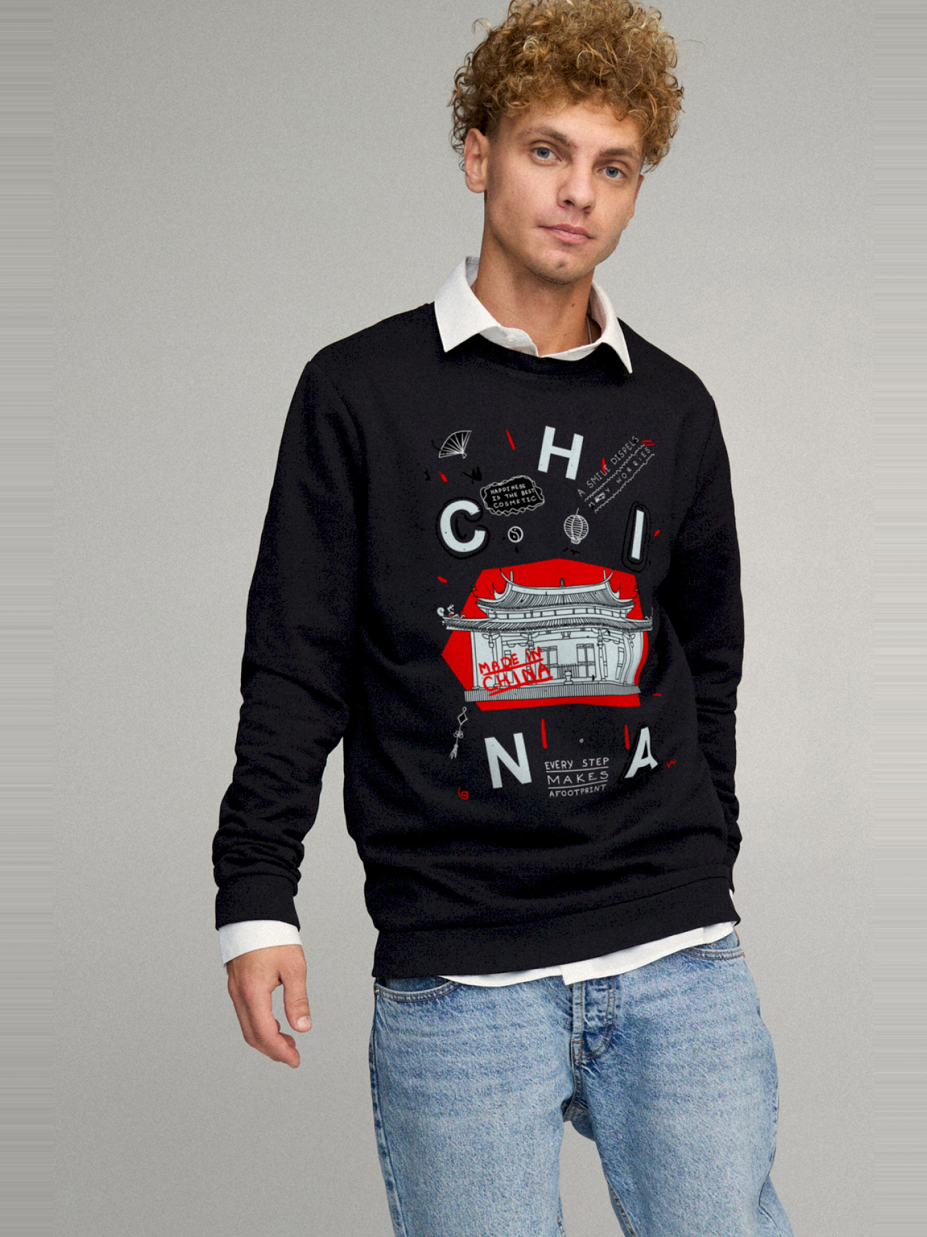 Свитшот YAPPI модель BSMB30062 Фото