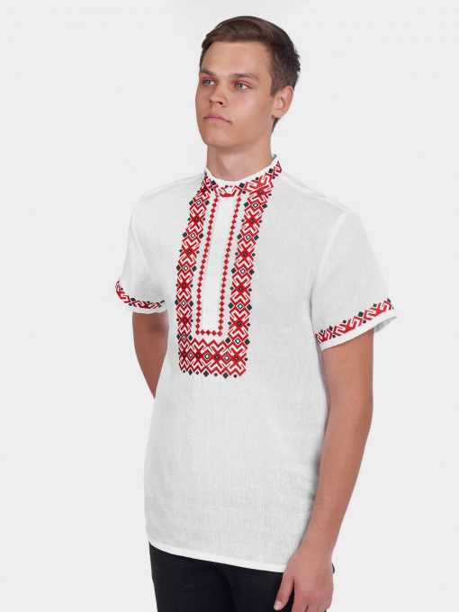 Вишита сорочка Едельвіка модель 02-20-09 Фото