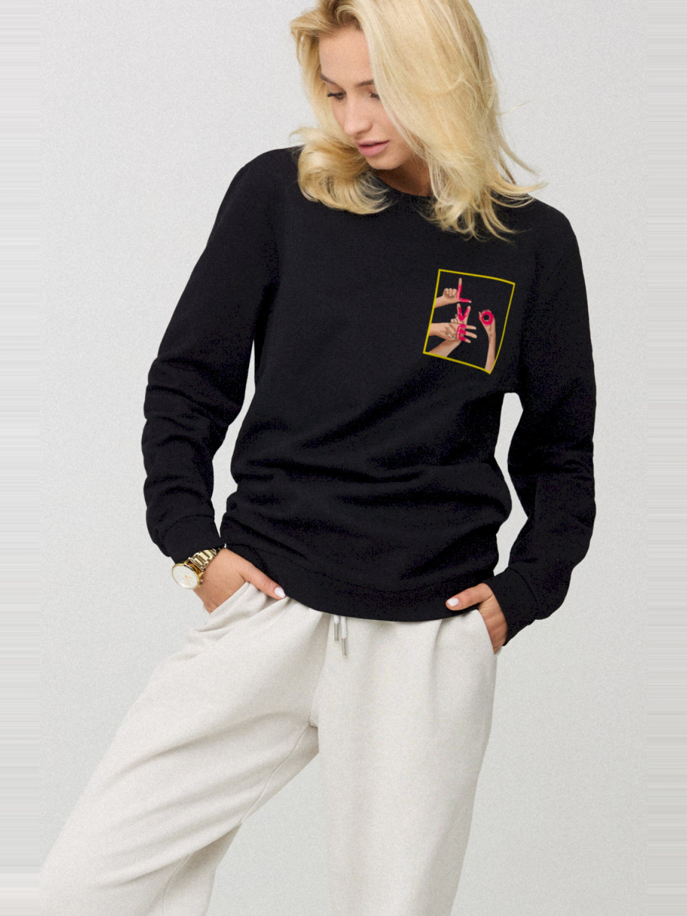 Світшот YAPPI модель BSWB30058 Фото