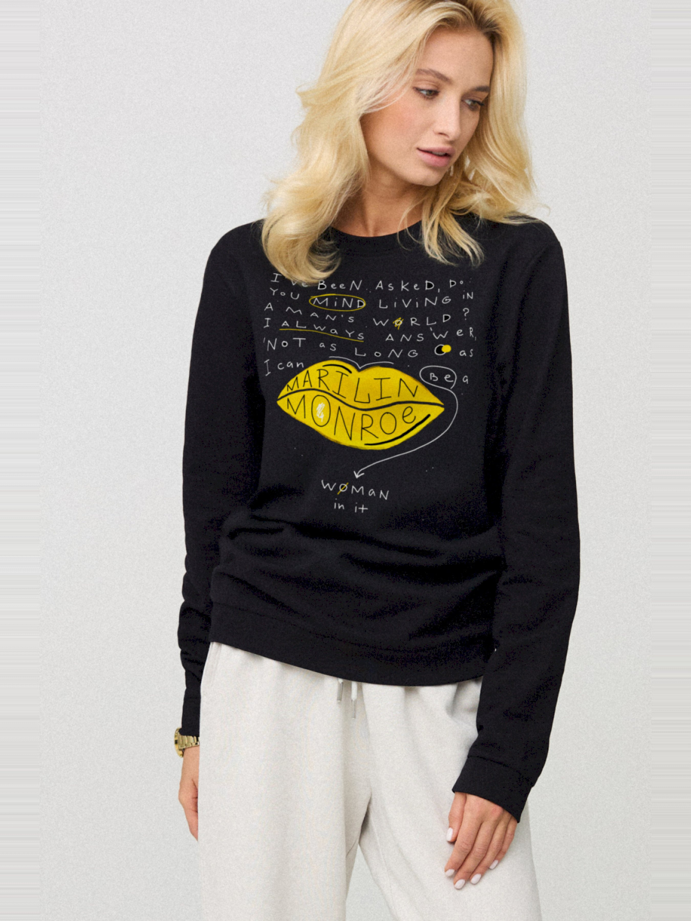 Світшот YAPPI модель BSWB30096 Фото