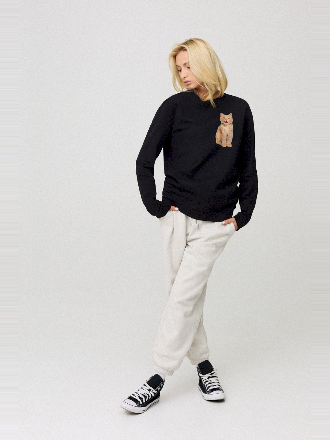 Світшот YAPPI модель BSWB30098 Фото