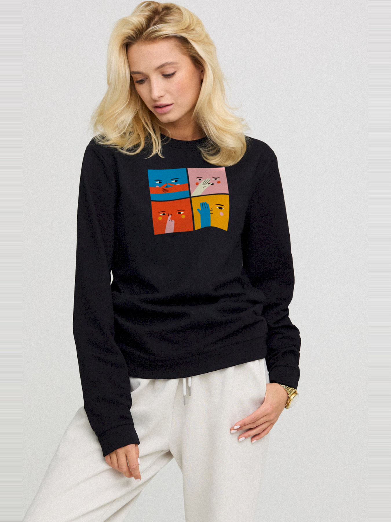 Світшот YAPPI модель BSWB30080 Фото