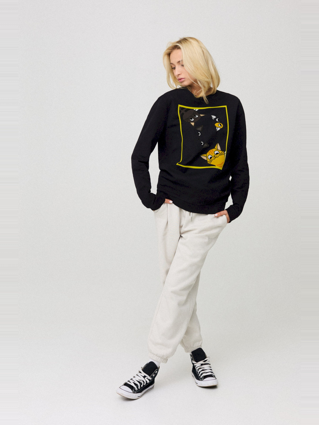 Світшот YAPPI модель BSWB30078 Фото