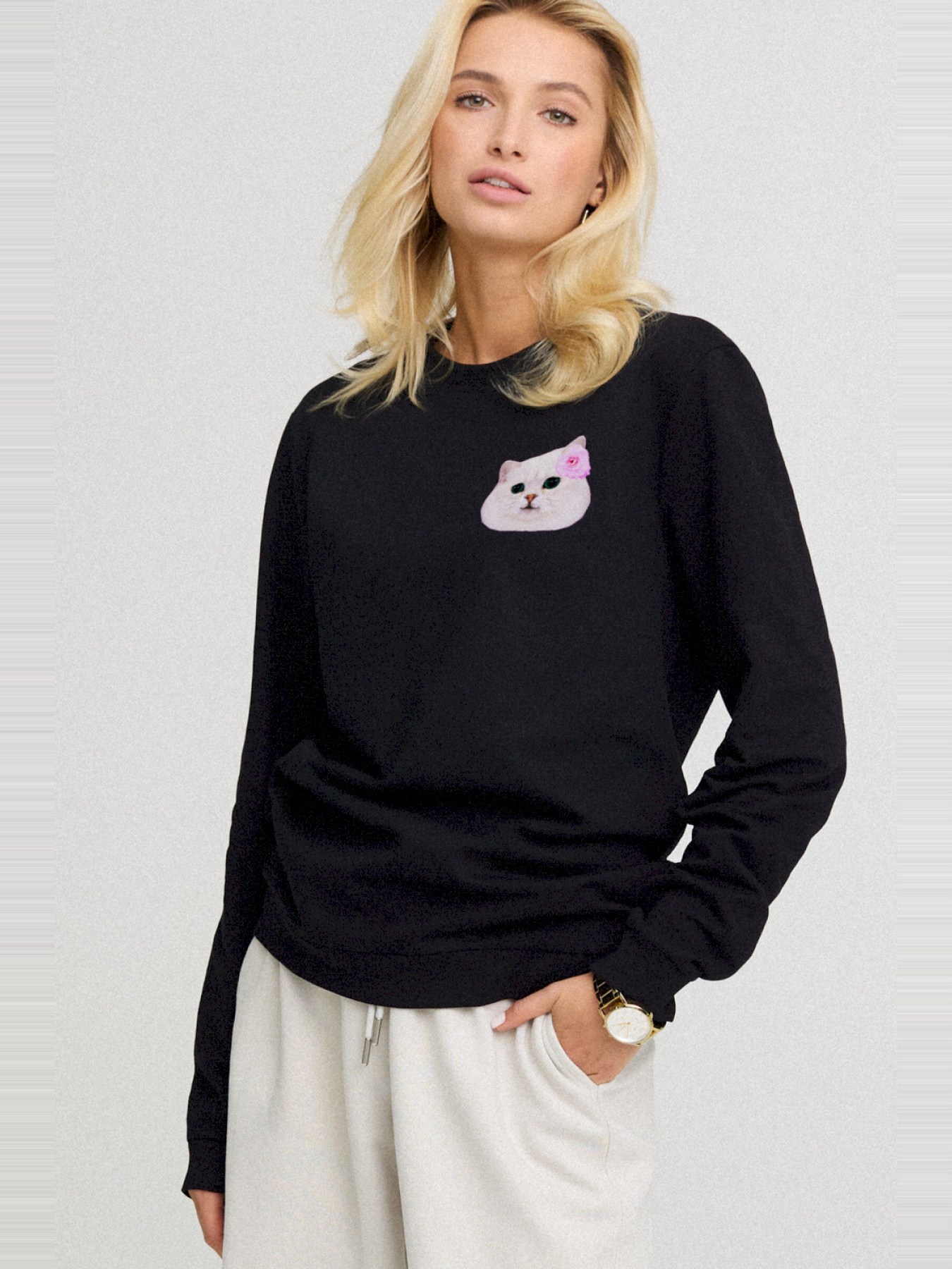 Світшот YAPPI модель BSWB30039 Фото