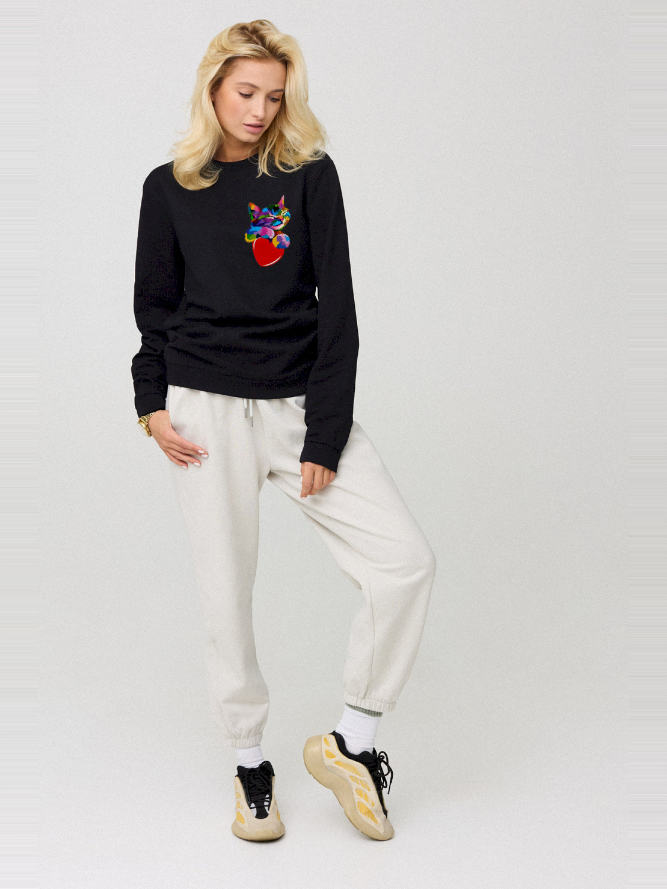 Світшот YAPPI модель BSWB30031 Фото