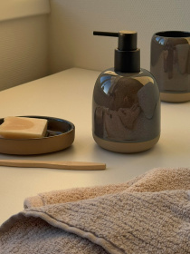 Набір аксесуарів для ванної кімнати сірий Delhi MBM HOME модель MVM-MH-46 GRAY Фото