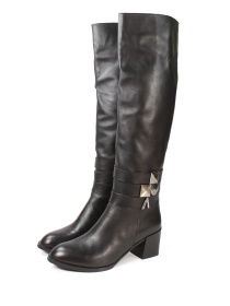 Ботфорты It-girl модель 1953-10black Фото