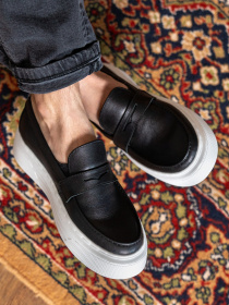 Лоферы Legessy модель JERSEY_BLACK Фото