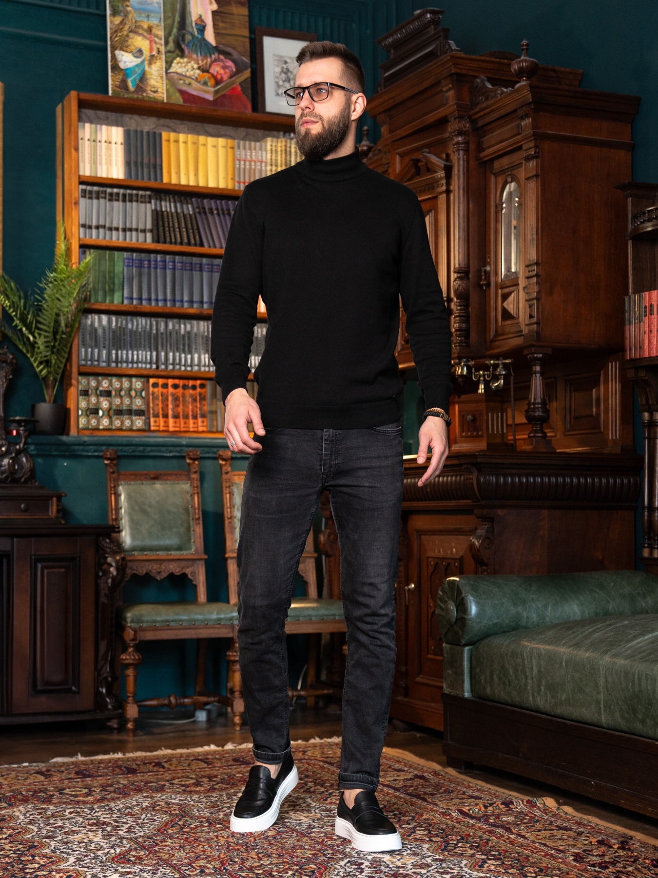 Лоферы Legessy модель JERSEY_BLACK Фото