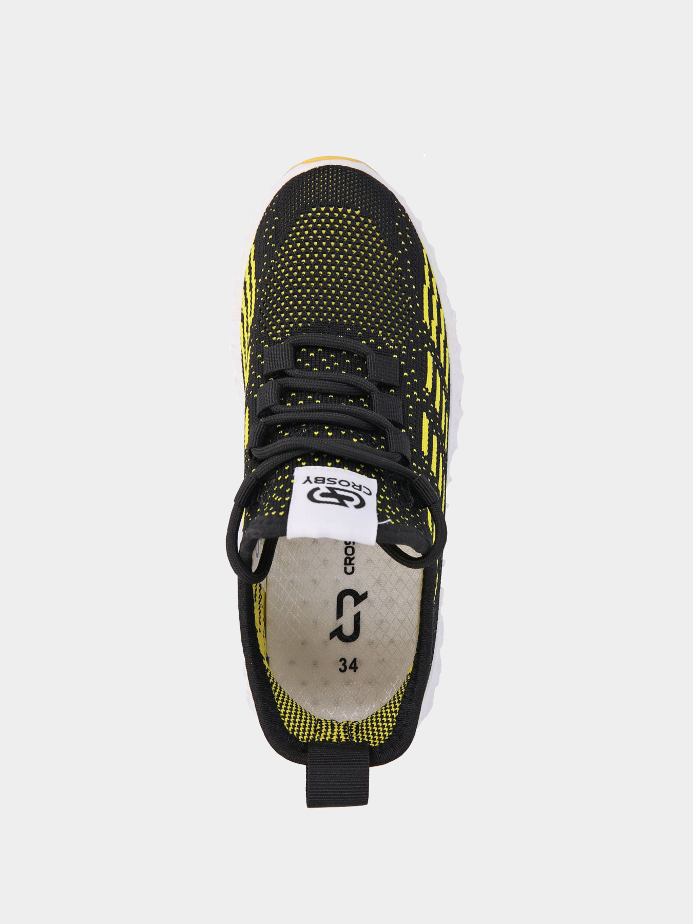 Кроссовки Crosby модель 247020/07-01E-black/yellow Фото