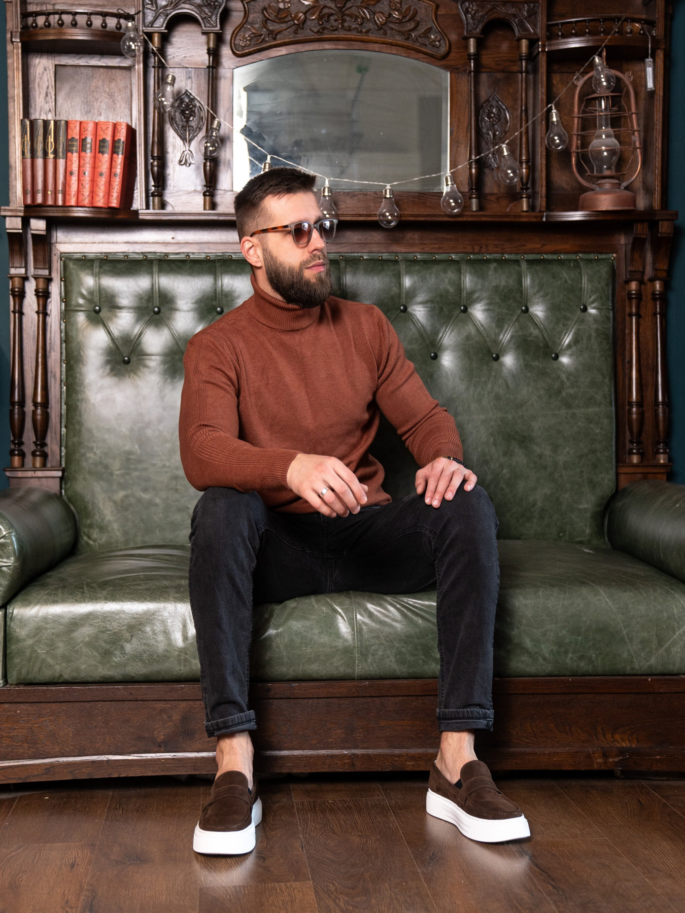 Лоферы Legessy модель JERSEY_COFFEE Фото