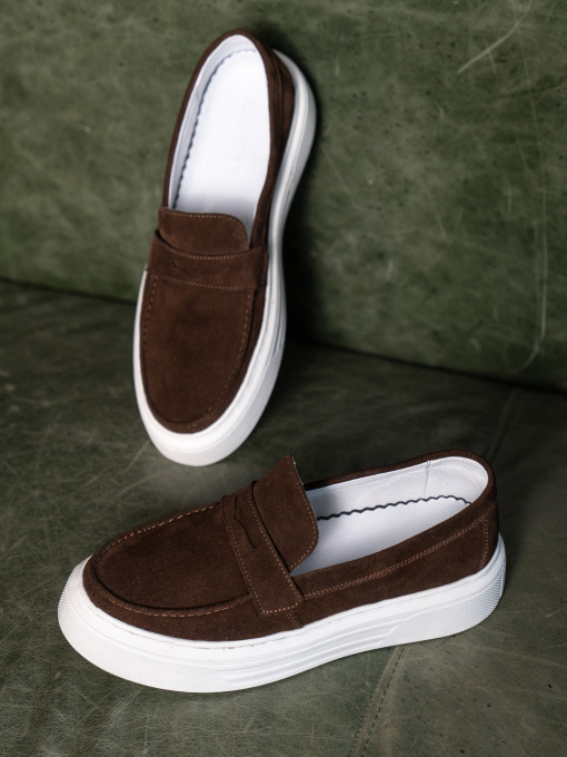 Лоферы Legessy модель JERSEY_COFFEE Фото