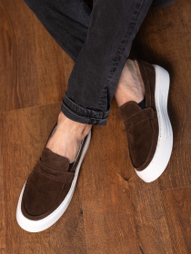 Лоферы Legessy модель JERSEY_COFFEE Фото