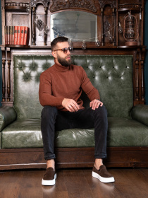 Лоферы Legessy модель JERSEY_COFFEE Фото