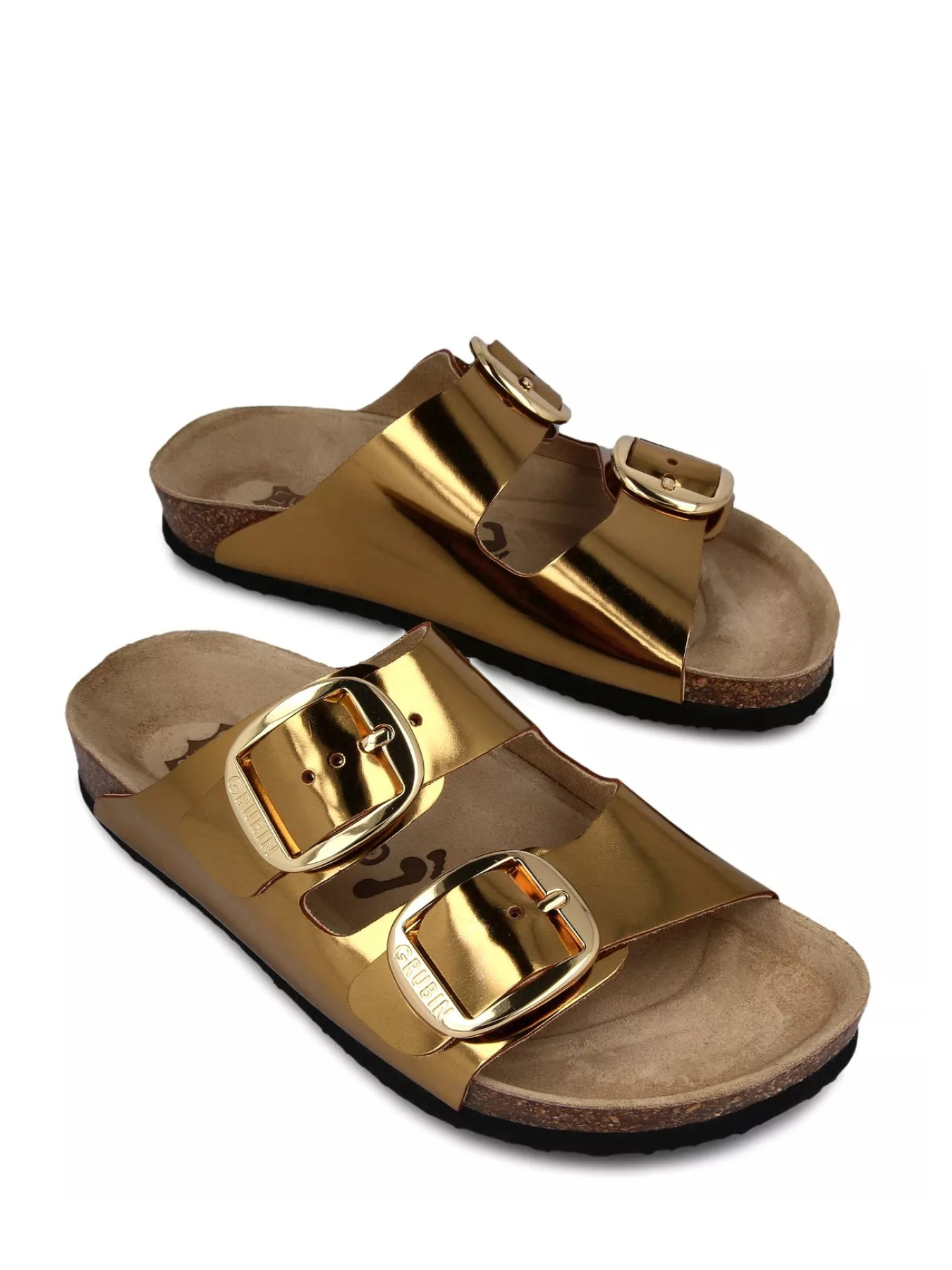 Шлепанцы Grubin модель gr-319367_gold Фото