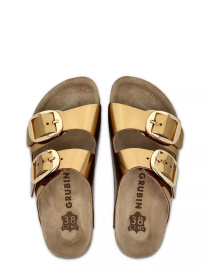 Шлепанцы Grubin модель gr-319367_gold Фото