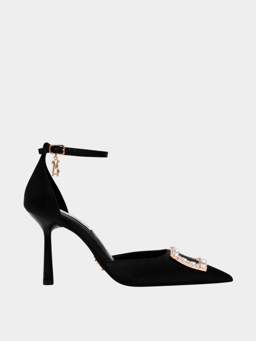 Босоножки Steve Madden модель SM11003442 BLACK SATIN Фото