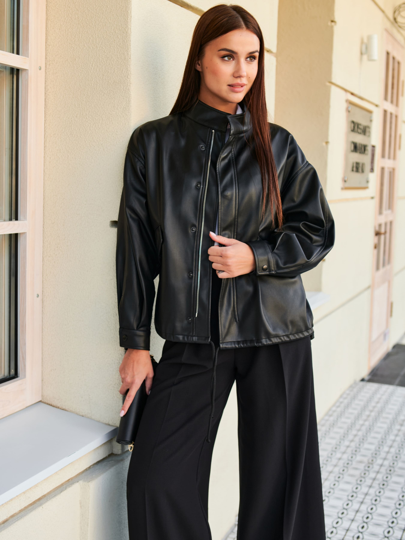 Куртка кожаная Gepur модель 37241 Фото