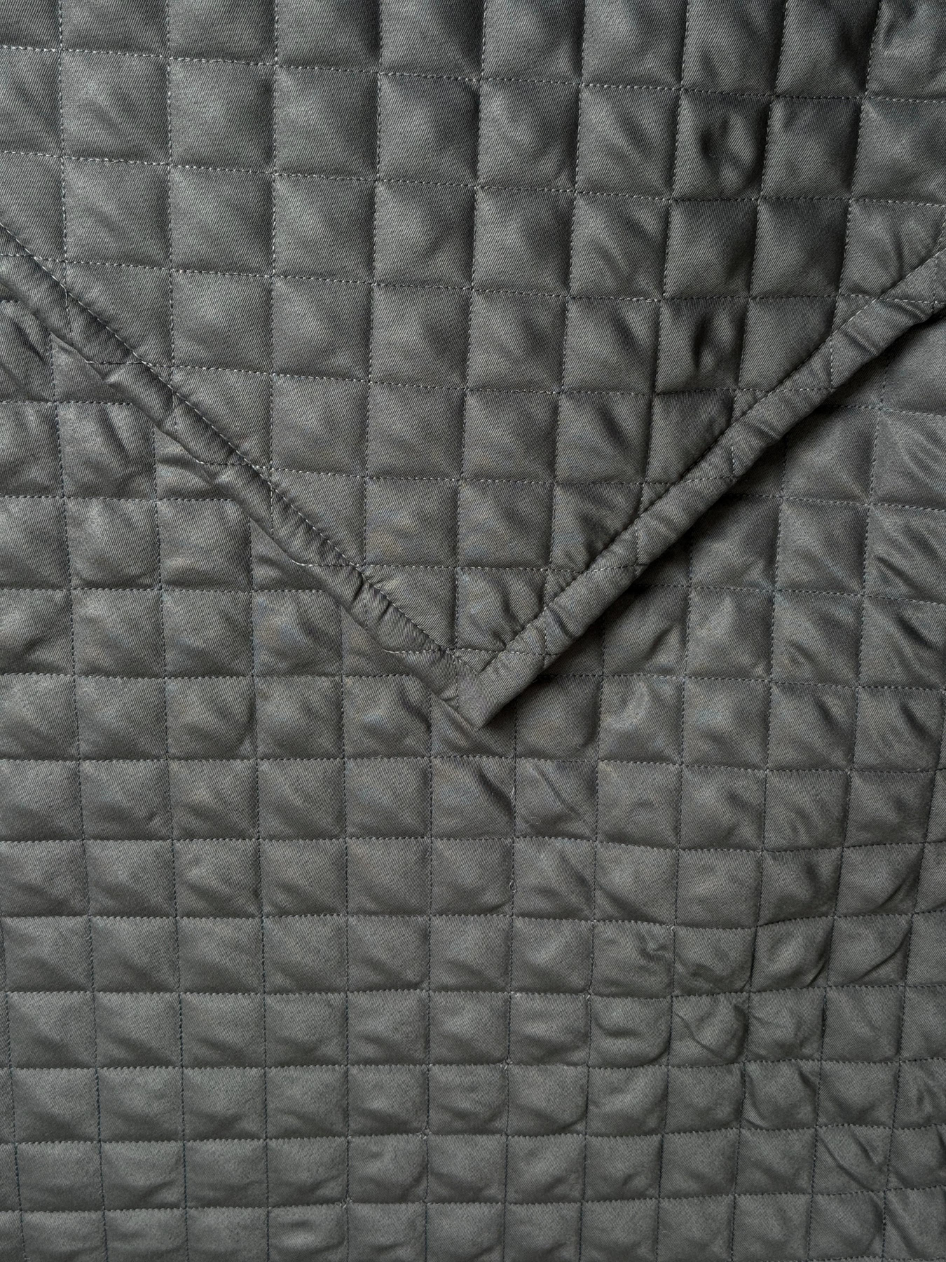 Покрывало декоративное антиаллергенное серого цвета Nid Grey Ecotton модель 25179 Фото