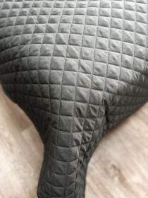 Покрывало декоративное антиаллергенное серого цвета Nid Grey Ecotton модель 25179 Фото