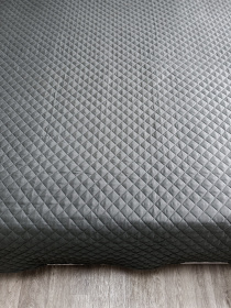 Покрывало декоративное антиаллергенное серого цвета Nid Grey Ecotton модель 25179 Покрывало декоративное антиаллергенное серого цвета Nid Grey Ecotton модель 25179 Фото