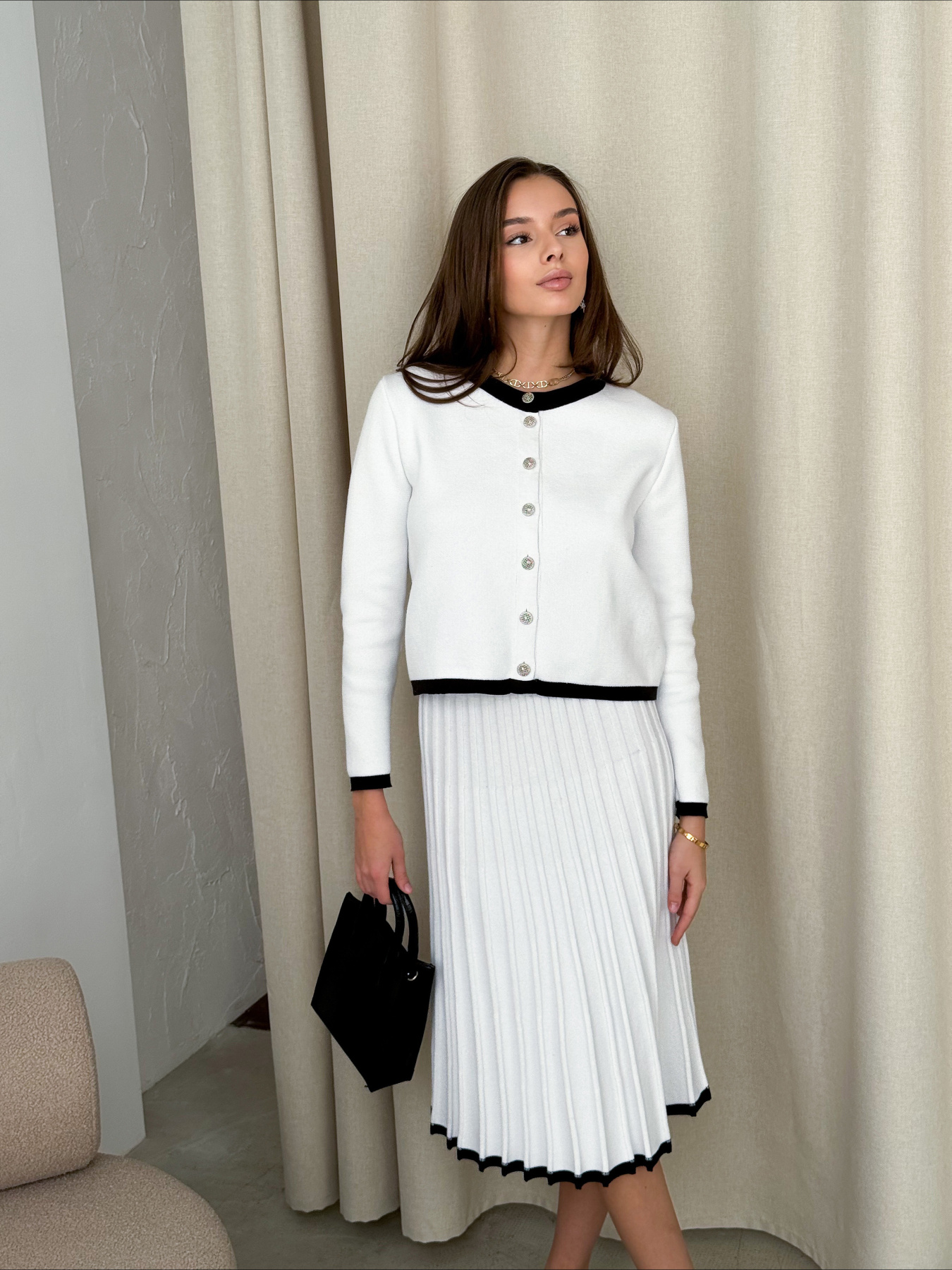 Спідниця міді ART KNIT модель 38609 Фото