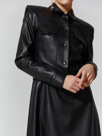 Шкіряна куртка Gepur модель 37651 Фото