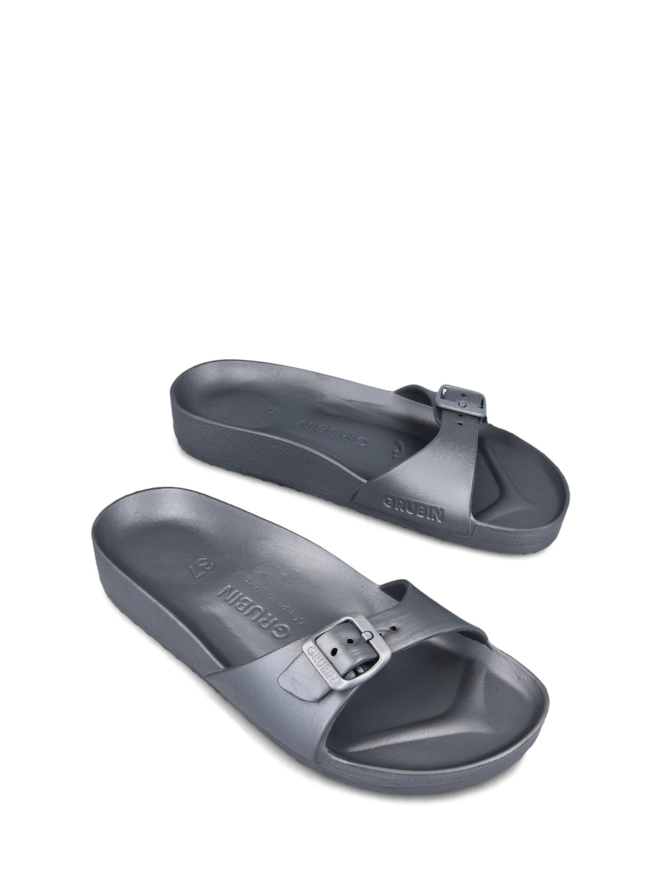 Шлепанцы Grubin модель gr-3043700_silver Фото