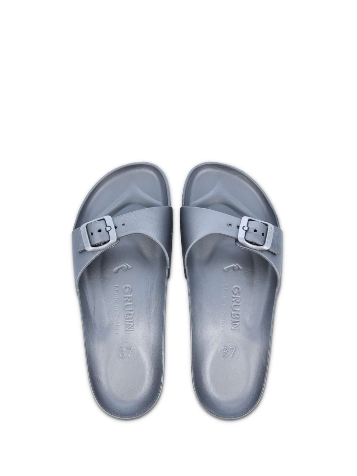 Шлепанцы Grubin модель gr-3043700_silver Фото