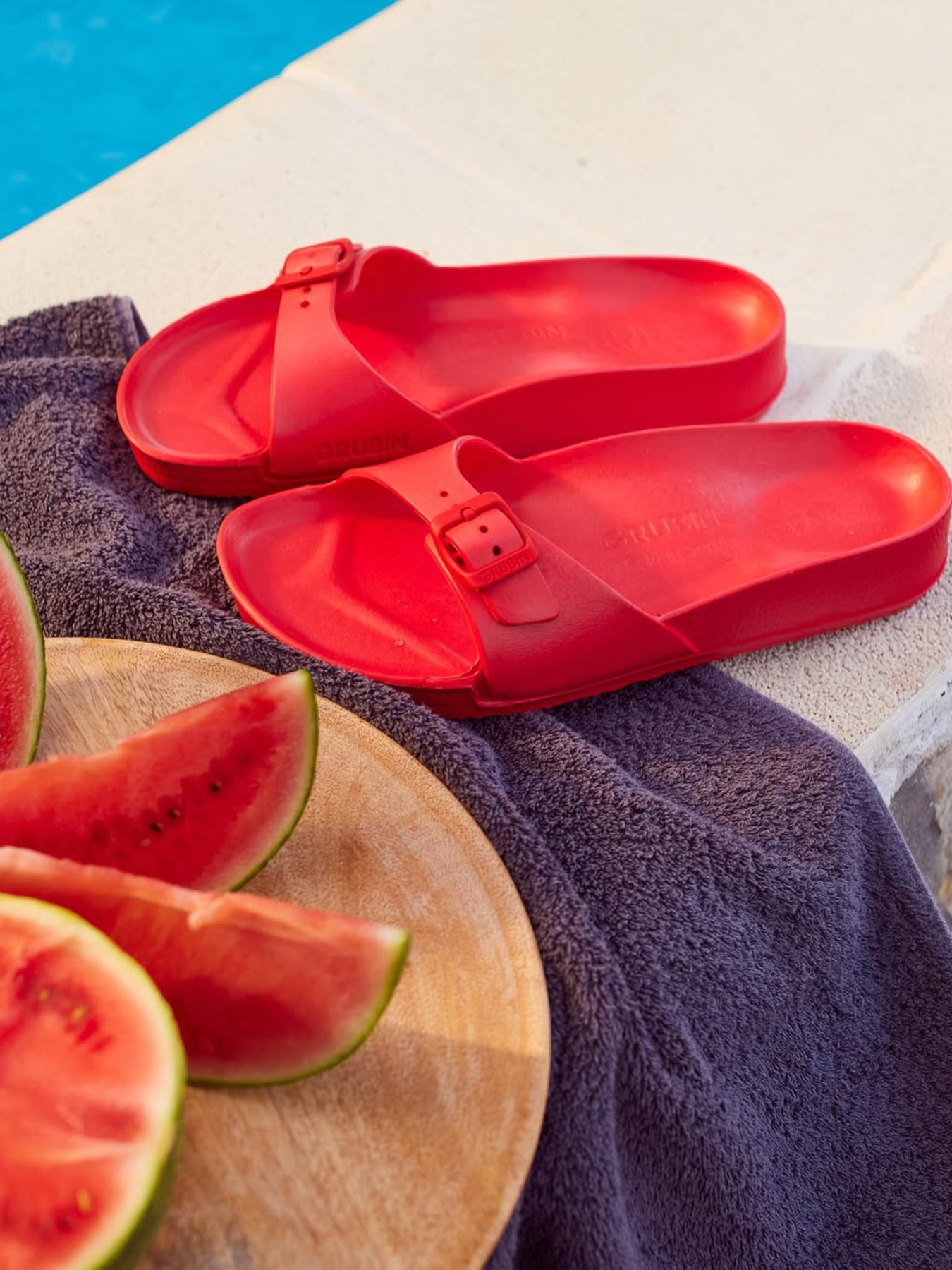 Шлепанцы Grubin модель gr-3043700_red Фото