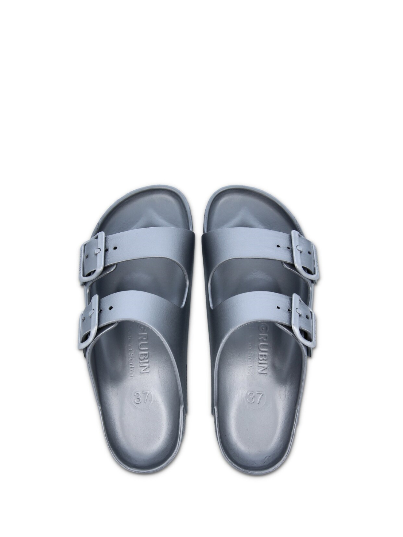 Шлепанцы Grubin модель gr-323370_silver Фото